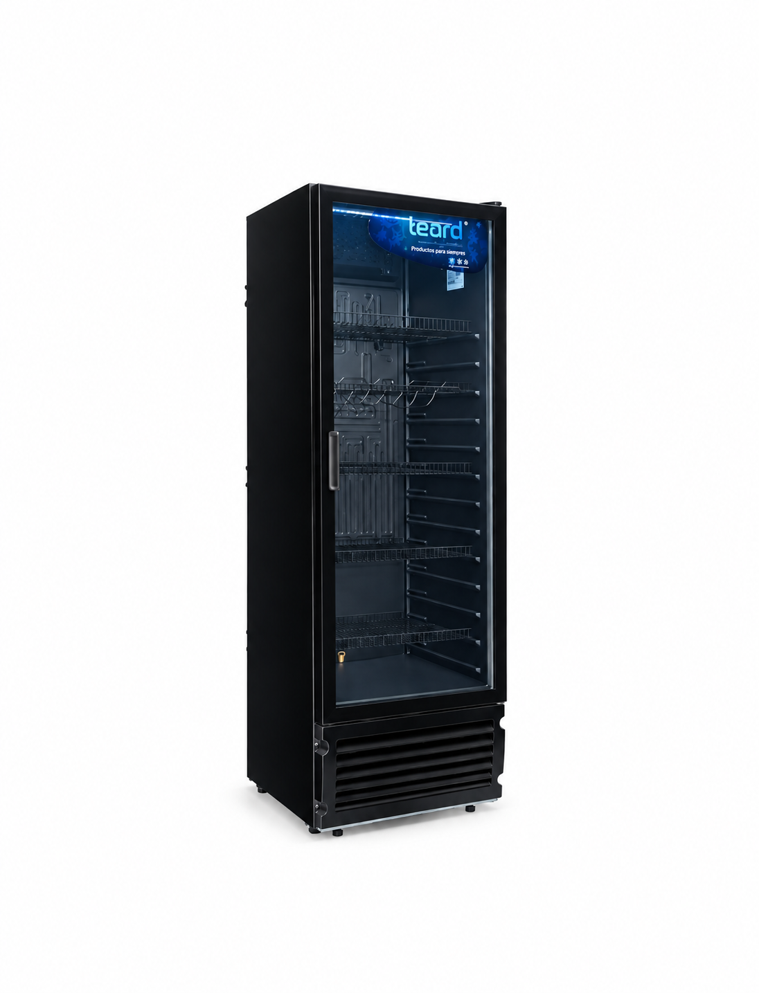 Heladera Exhibidora Vertical 450 Lts Teora Tev500 Black