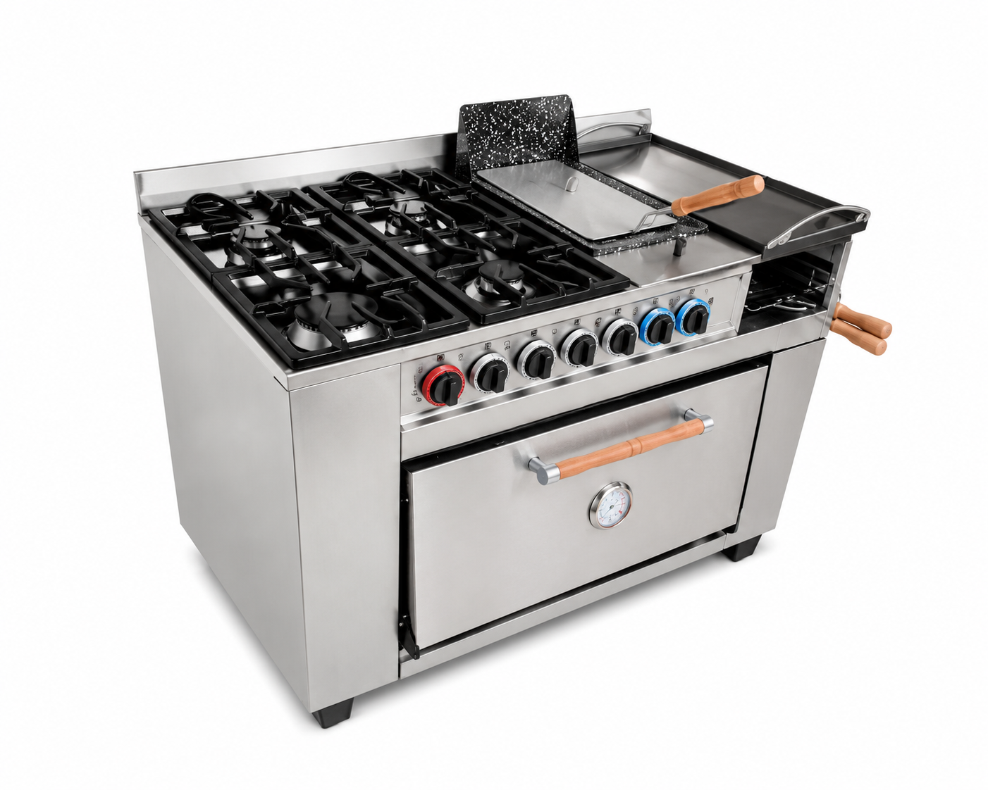 Cocina Industrial Tecnocalor 4h + Plancha Freidora Carlitero