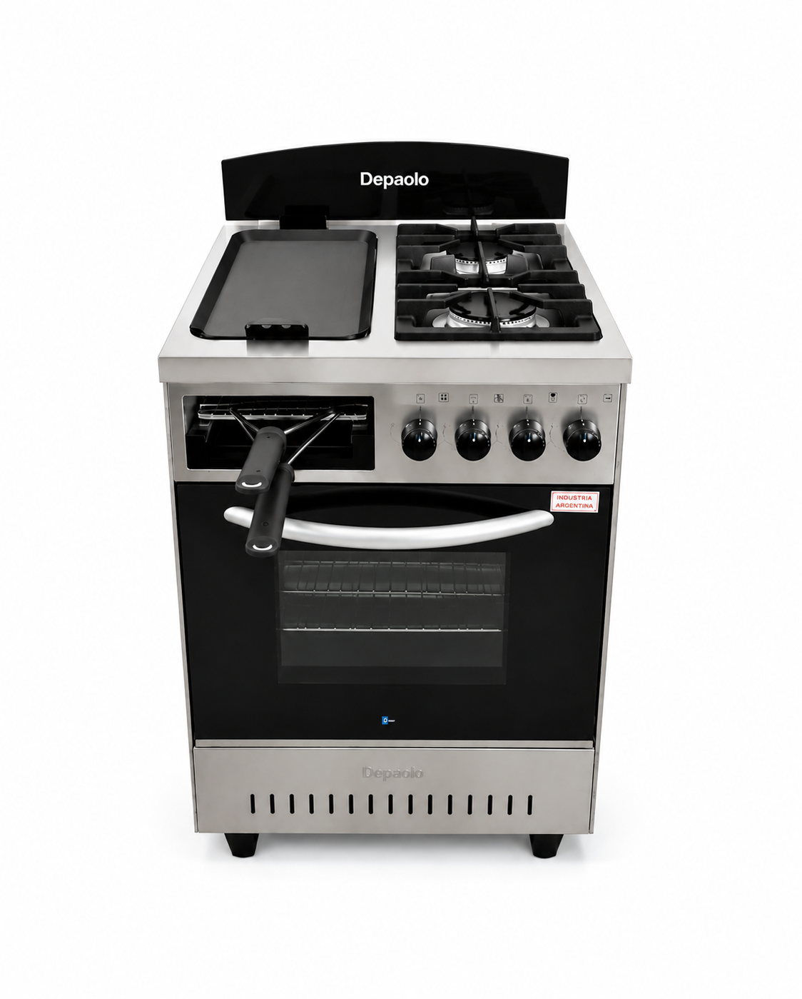 Cocina 57 Cm 2 Hornallas - plancha + Carlitero Depaolo