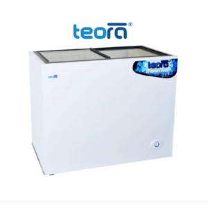 Freezer Horizontal Exhibidor Teora Vidrio recto Fh350tv 352 Litros -