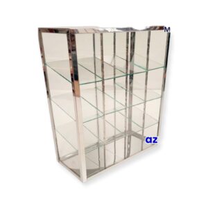 Vitrina Caramelera Golosinera 16 Casilleros - acero inox y vidrio