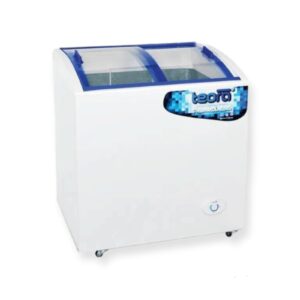Freezer Horizontal TEORA  - Tapa de Vidrio CURVO TVI 250 L