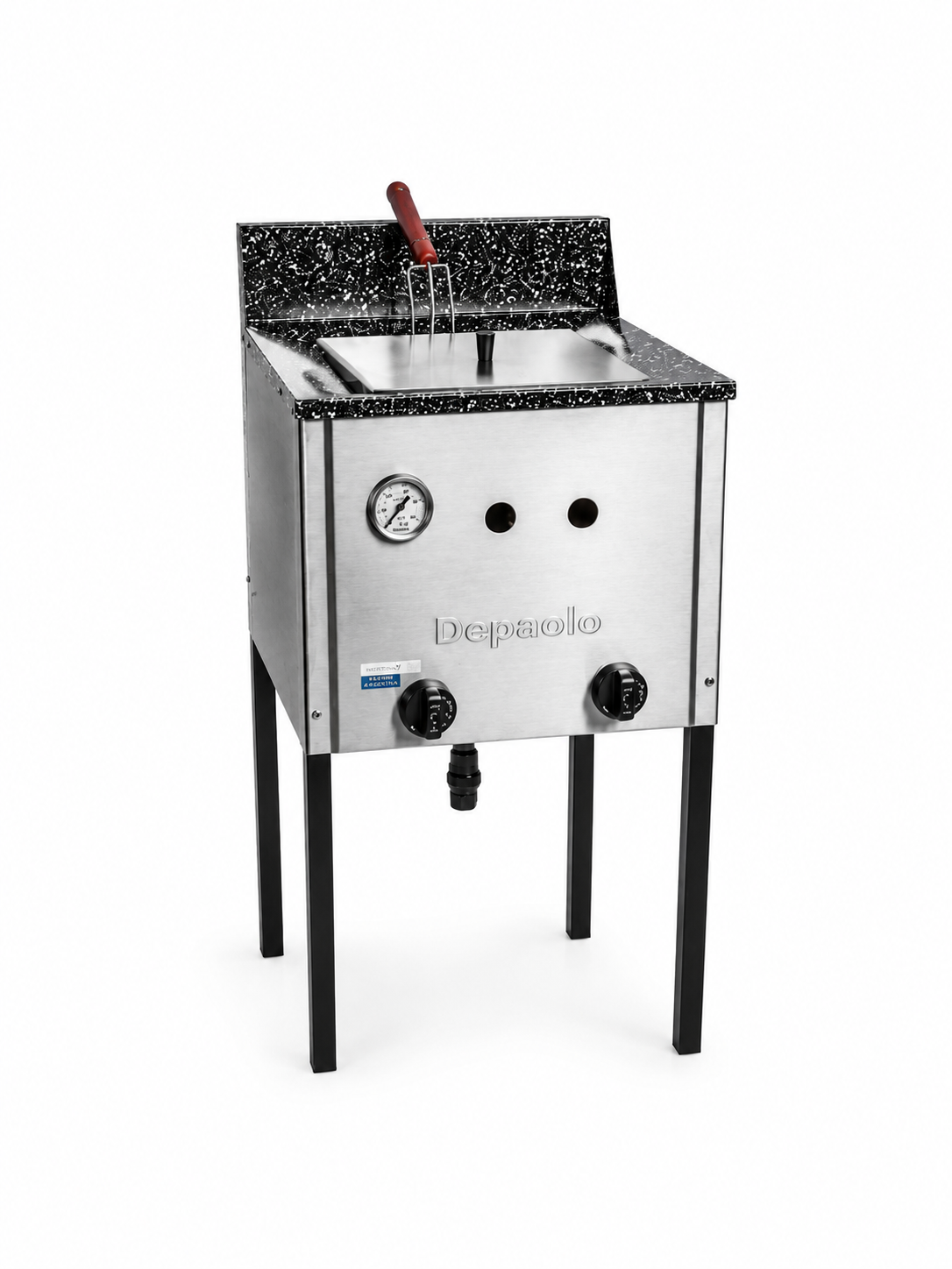 Freidora industrial Depaolo 18 L - alta rendimiento