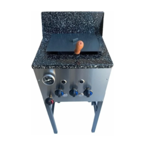 Freidora industrial a gas Pevi 18 L acero inoxidable