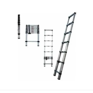 Escalera Aluminio Telescopica Extensible 6 Escalones 2 Mts