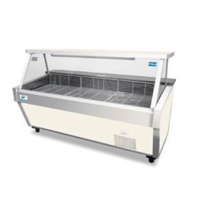 Heladera BATEA Vidrio RECTO 1,60 Mts. 1/3 Hp
