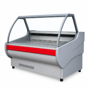 Heladera Batea Vidrio Curvo Mauri 1,20 Mts - 1/3 hp