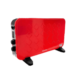 Convector Electrico VITTA 1000/2000w Rojo v-544