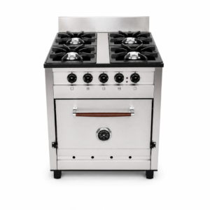 Cocina Industrial Pevi Acero Inoxidable 4 Hornallas - 70cm