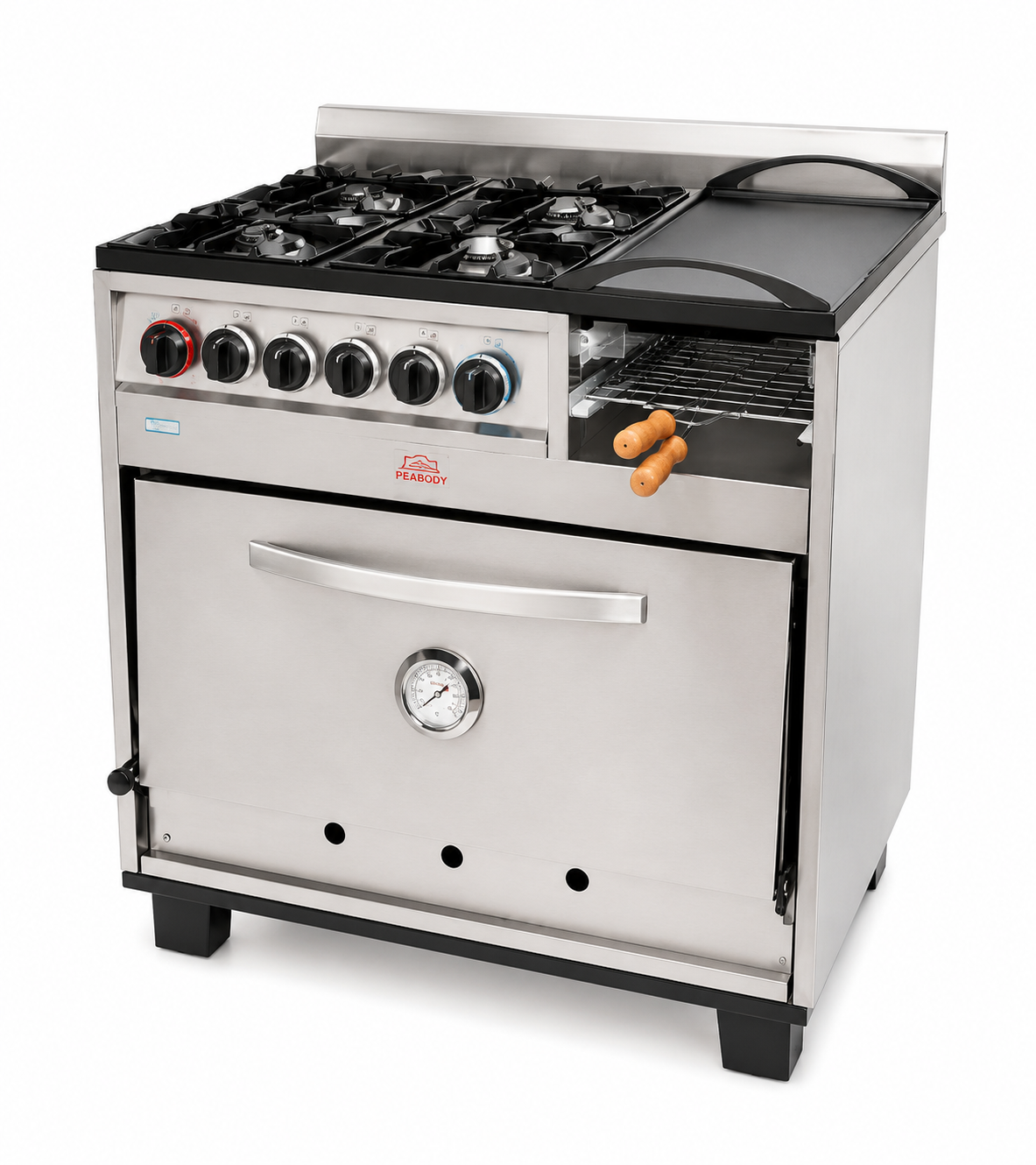 Cocina Industrial Tecnocalor 4 H C/ Plancha Carlitero