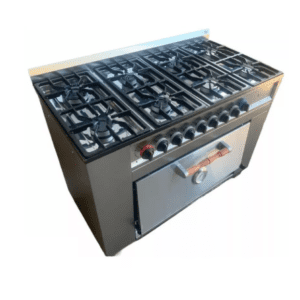 Cocina Industrial Tecno Calor 8 Hornallas C/ Horno Pizzero