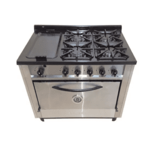 Cocina Industrial Depaolo 4h + Plancha 90 Cm Puerta Ciega