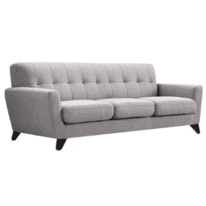 Sillon Nordico de 3 cuerpos tela chenille color gris