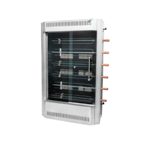Horno Spiedo Vertical Infrarrojo 6 Espadas Acero Inox - Tecnocalor