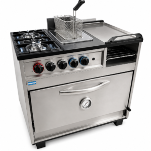 Cocina Tecnocalor Industrial  2H - Freidora y Plancha