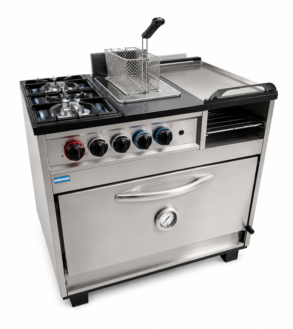 Cocina Tecnocalor Industrial 2H - Freidora y Plancha
